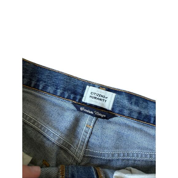 Citizens of Humanity Emery Crop Straight Jeans size 27 Blue - Picture 3 of 11